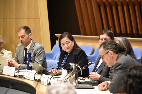 The Bridging Health and Peace side event in the Executive Board Room at WHO Headquarters